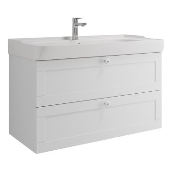 BADEROMSMØBEL CAMARGUE SKÄRGÅRD RAMME HVIT 100CM