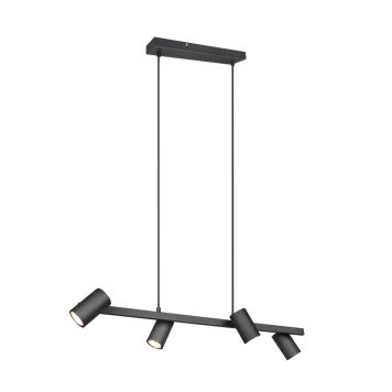 TAKLAMPE TRIO MARLEY 80CM 4XGU10 SVART 