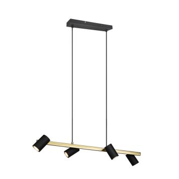 TAKLAMPE TRIO MARLEY 80CM SVART/GULL