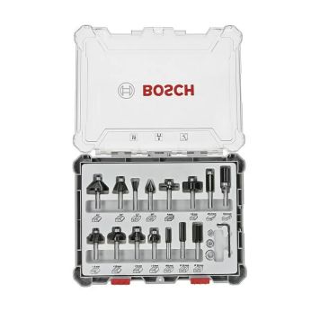 FRESETÅLSETT BOSCH HM MIX 8MM 15DEL BOSCH