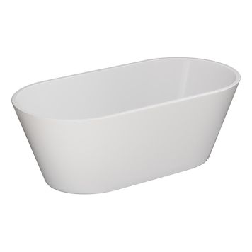 BADEKAR BATH DELUXE FLORIDA FRITTSTÅENDE HVIT 160CM