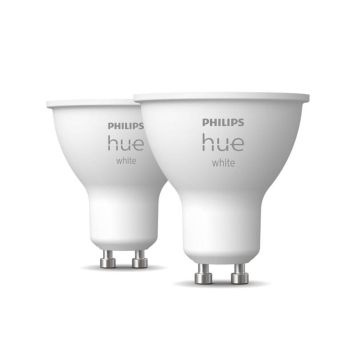 LYSPÆRE PHILIPS HUE GU10 W 5,2W 2-PK