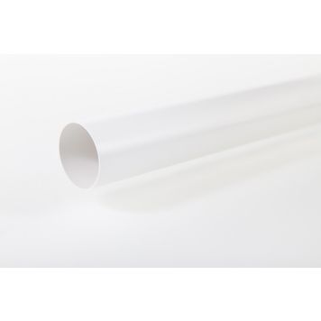 NEDLØPSRØR RIAS HVIT PVC 75MM 3M