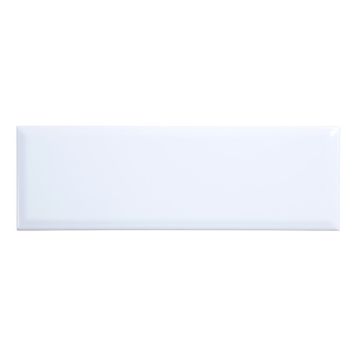 FLIS UNITECH DIAMANTO LUX HVIT BLANK 10X30CM 0.84M²/PK