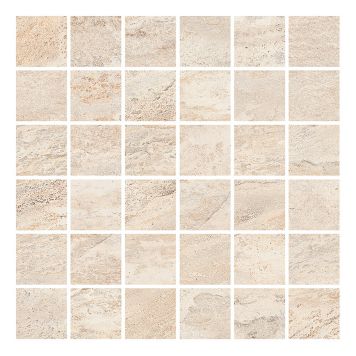 FLIS QUARZO BEIGE DUST MOSAIC 5X5CM 1M²