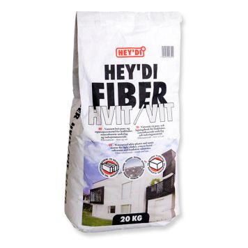 MØRTEL HEY'DI FIBER HVIT 20KG