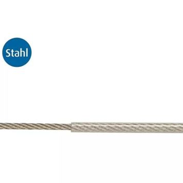 STÅLTRÅDTAU STABILIT  PVC 3 MM