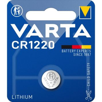 KNAPPCELLEBATTERI VARTA CR1220 3V 35MAH