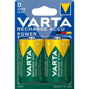 BATTERI VARTA D HR20 GJENOPPLADBARE 1,2V 3000 MAH