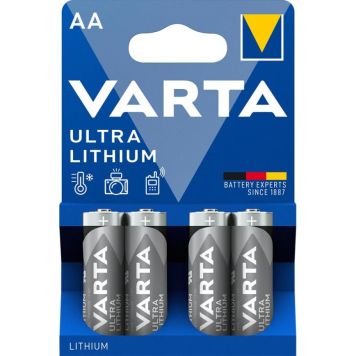 BATTERI VARTA PROFESSIONAL LITHIUM AA 4-PAKK