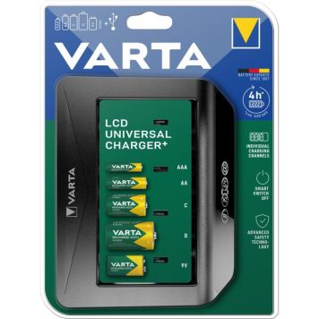 BATTERILADER VARTA LCD UNIVERSAL