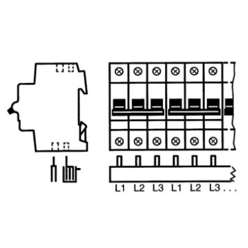 SKINNE ABB PS3/12A 12 MODUL 10MM2 L1 L2