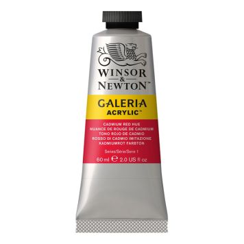 AKRYLFARGE WINSOR & NEWTON GALERIA KADMIUM RØD HUE 095 60ML