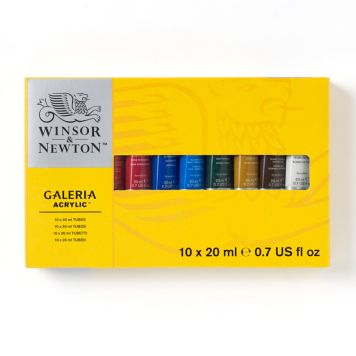 AKRYL BASEPALETT WINSOR & NEWTON GALERIA MALESETT 10X20ML