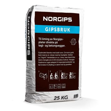 GIPSBRUK NORGIPS 25 KG