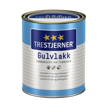 GULVLAKK TRESTJERNER HALVBLANK 0,75L