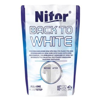 TEKSTILFARGE NITOR BACK TO WHITE