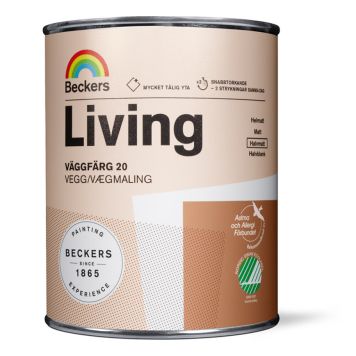 VEGGMALING BECKERS LIVING 20 A-BASE 0,9L HVIT