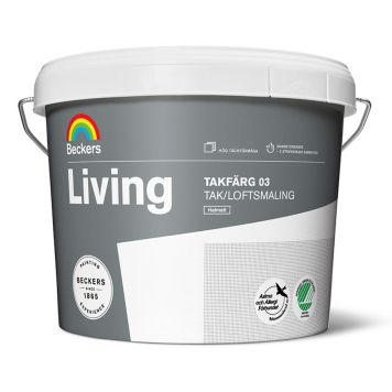 TAKMALING BECKERS LIVING HELMATT HVIT 3L