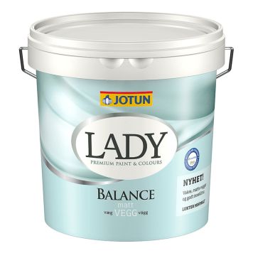 VEGGMALING JOTUN LADY BALANCE HVIT BASE 2,7 LITER