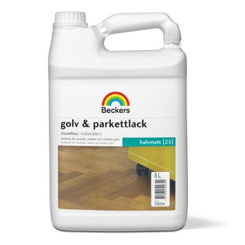 GULV & PARKETTLAKK BECKERS HALVMATT 5L