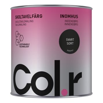 TAVLEMALING COL.R SVART 0,5L