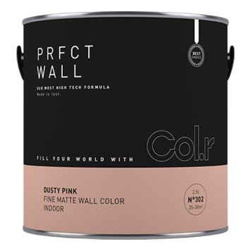 VEGGMALING COL.R PRFCT WALL NO.302 DUSTY PINK 2,5L