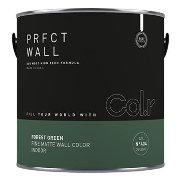 VEGGMALING COL.R PRFCT WALL NO.404 FOREST GREEN 2,5L