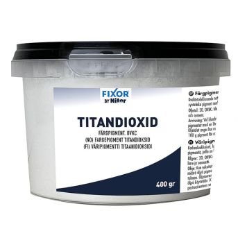 FARGEPIGMENT NITOR TITANDIOKSID 400 G