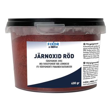 FARGEPIGMENT NITOR JERNOKSIDRØDT 400G