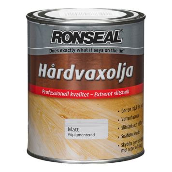 HARDVOKSOLJE RONSEAL MATT HVIT 750ML