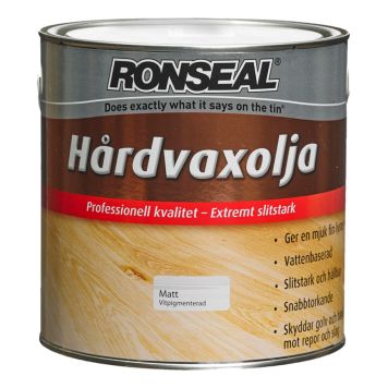 HARDVOKSOLJE RONSEAL MATT HVIT 2,5L