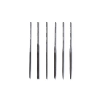 NÅLFILER SETT WISENT METALL 180MM 6-PACK