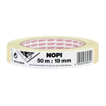 MASKERINGSTAPE NOPI 19MM X50 METER