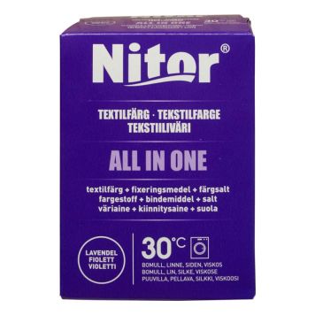 TEKSTILFARGE NITOR ALL IN ONE LILLA