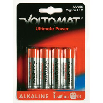 BATTERI ALKALISKT AA LR6 4-PACK