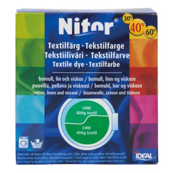 TEKSTILFARGE NITOR LIME 17