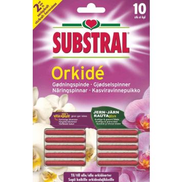 NÆRINGSPINNER SUBSTRAL ORKIDÉ 10STK