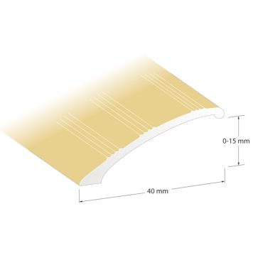 NIVÅLIST LUNDBERGS STANDARD GULL 0-15X37X2000MM