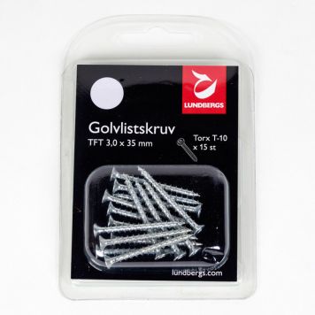 GULVLISTKRUE LUNDBERGS 3,0X35MM 15STK/PK