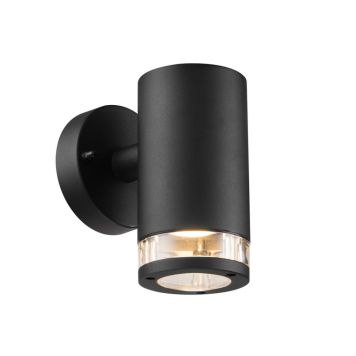 UTEVEGGLAMPE NORDLUX  BIRK  GU10 SVART