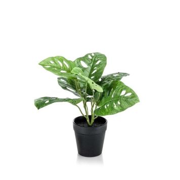 KUNSTIG PLANTE EMERALD MONSTERA I POTTE 30CM