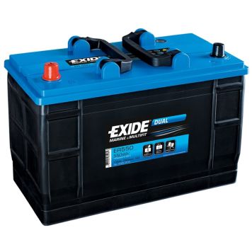 MARINEBATTERI EXIDE DUAL MULTIFIT 12V 115AH