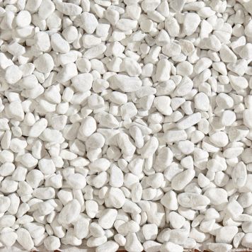 DEKORSTEIN BIANCO CARRARA HVIT 7-15 MM 10 KG CM