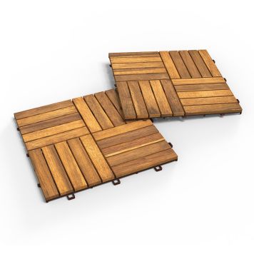 TREHELLE INTERBUILD AKASIE GOLDEN TEAK 30X30CM 10STK 