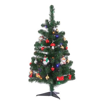 KUNSTIG JULETRE BLACK BOX TREES JOY 90X50CM INKL LED & JULEKULER