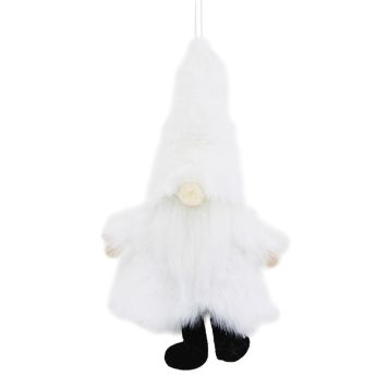 JULETREPYNT NISSE 15CM HVIT