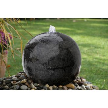 FONTENE SILEX BALL SVART Ø30CM 