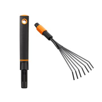 MINIRAKE FISKARS QUIKFIT INKL. SKAFT 24CM