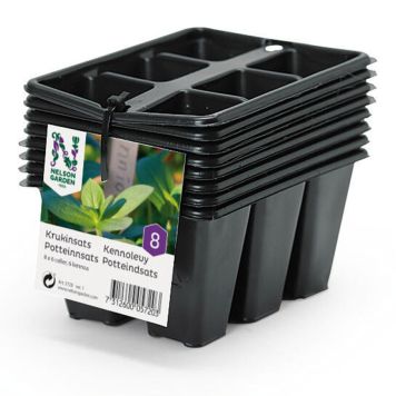 POTTEINNSATS NELSON GARDEN 6 CELLER 8PK